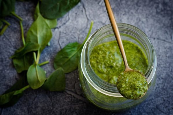 recepten Spirulina - pesto