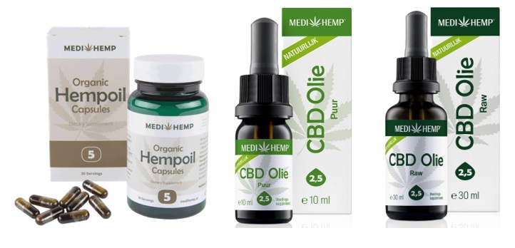 CBD olie varianten