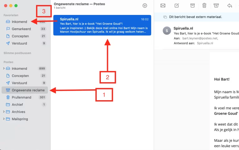 Whitelist Mac Mail