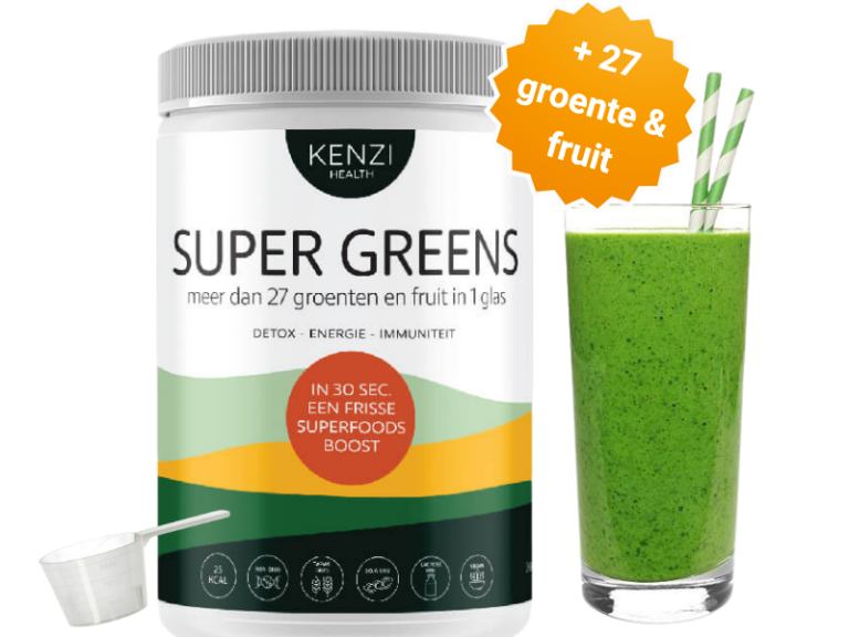 Spiruella kenzi super greens groene smoothie