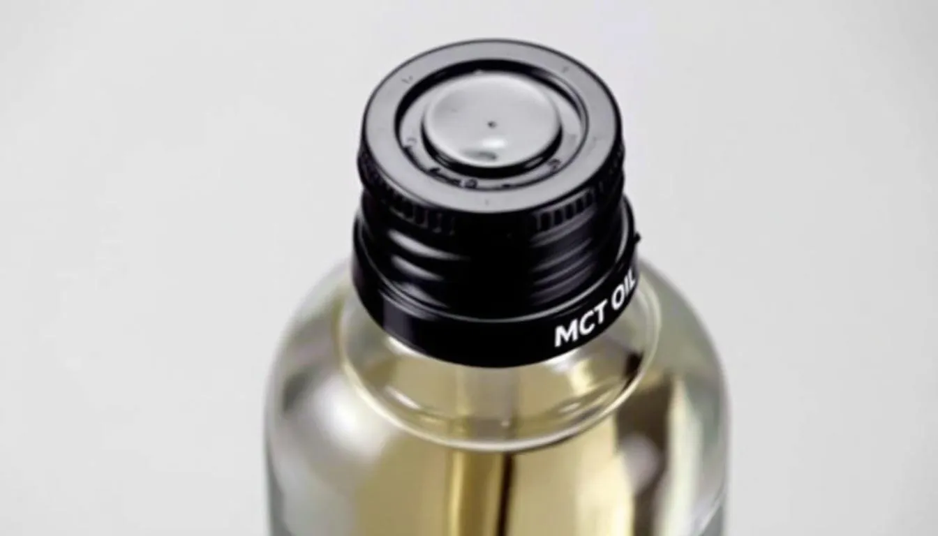 <alt text>MCT olie is een heldere vloeistof, vaak afkomstig van gefractioneerde kokosolie, die rijk is aan middellange keten vetzuren. Het heeft een neutrale smaak en wordt vaak toegevoegd aan dranken en maaltijden voor een gezonde levensstijl en voordelen voor het ketogeen dieet.</alt text>