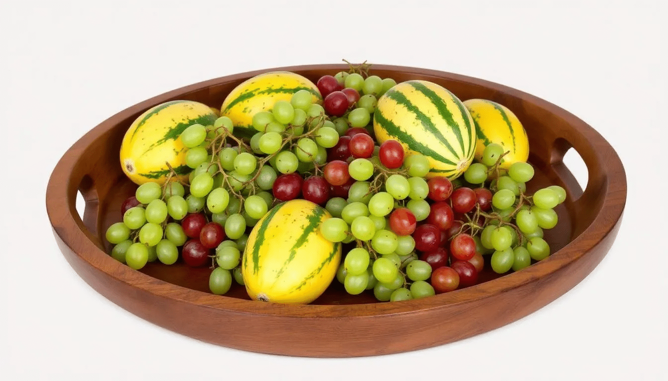 <img src="image.jpg" alt="Een kleurrijke schaal gevuld met sappige meloenen, peren en druiven, die samen een zoete smaak bieden. Deze natuurlijke suikers kunnen een gezonde optie zijn voor mensen die op zoek zijn naar suikervervangers zoals erythritol." />