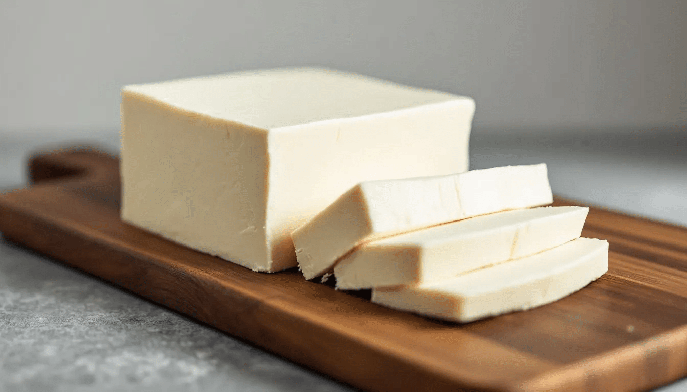 Een schaal met tofu, een plantaardig voedingsmiddel dat rijk is aan eiwitten en vaak wordt gebruikt in vegetarische en veganistische maaltijden. Tofu bevat ook een aanzienlijke hoeveelheid ijzer, wat belangrijk is voor de aanmaak van rode bloedcellen en de opname van zuurstof in het lichaam.