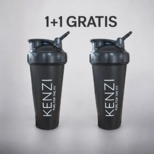 1+1 gratis Blender Bottle Black (Kenzi) 600ml Shaker: 2 voor 4,95